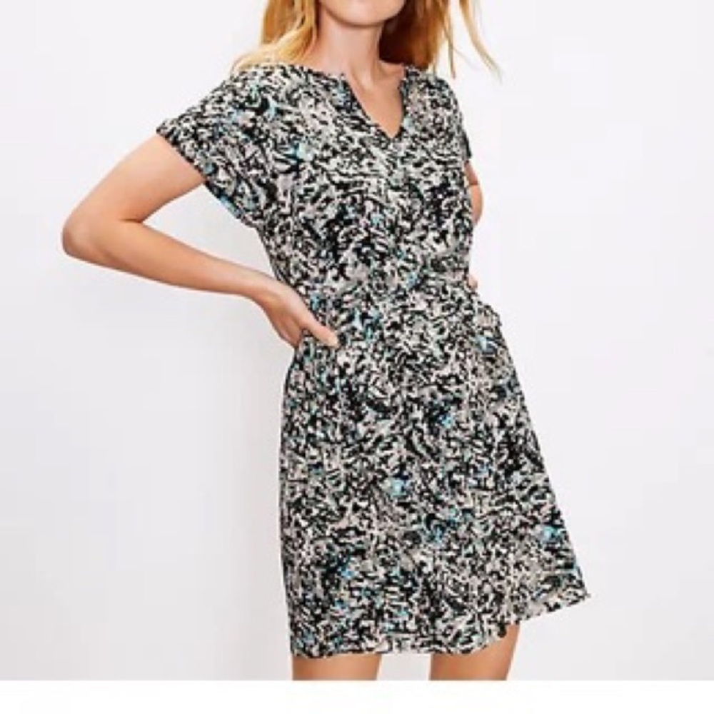 Loft Side Tie Dollman Dress